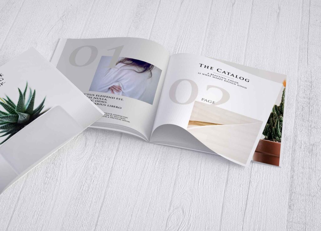 Mockup de catalogue Catalog/brochure