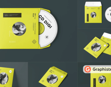 aperçu de mockup de cd