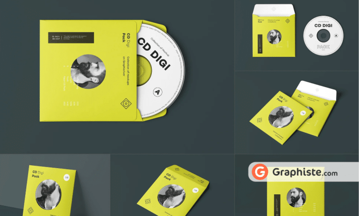 aperçu de mockup de cd