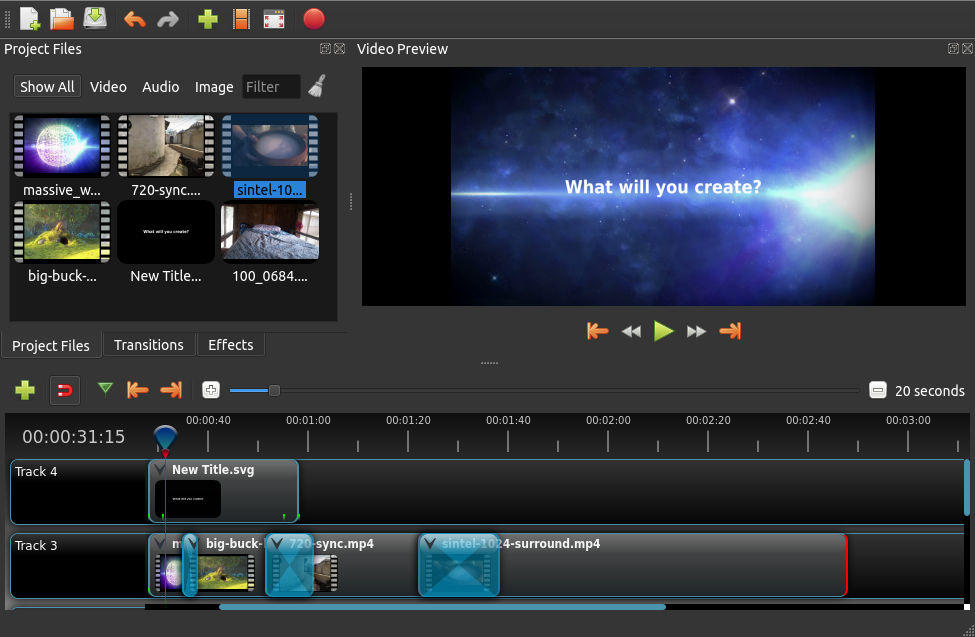 openshot logiciel de montage vidéo opensource