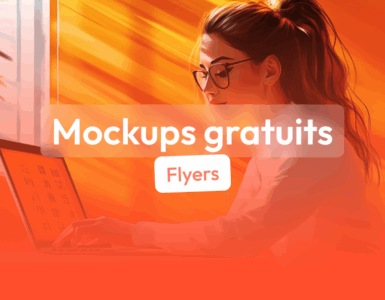 mockup gratuit flyer