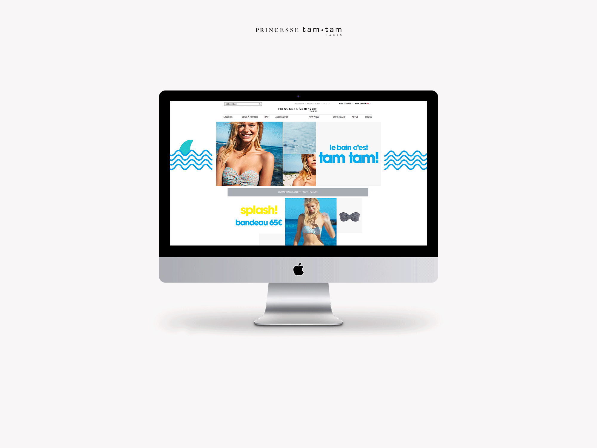 Design de la home page