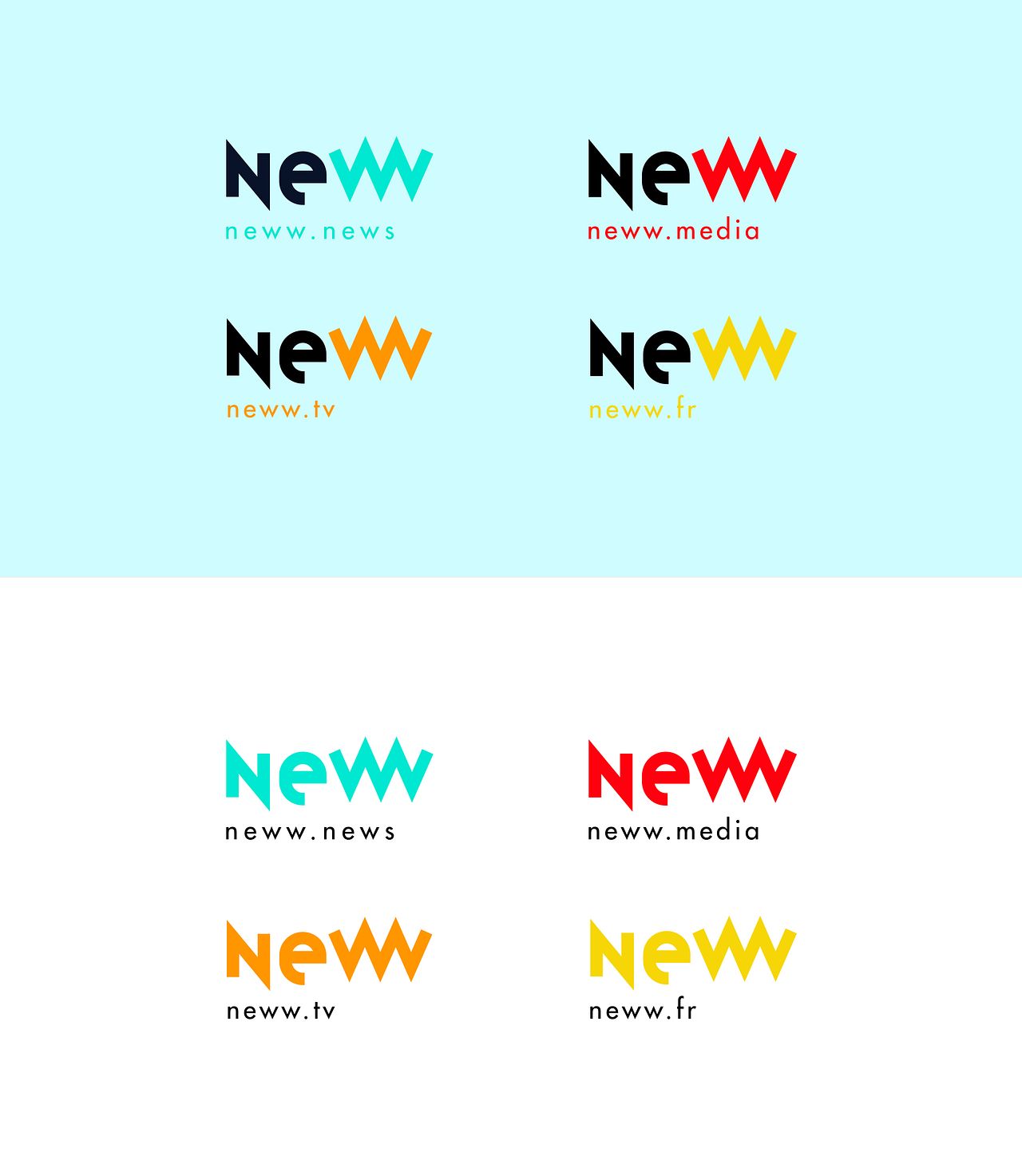 Déclinaison logo Neww