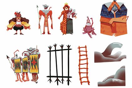 Character design marionnettes