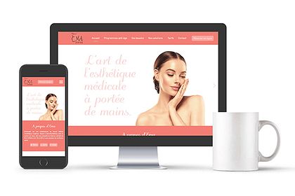 Site internet Ema Esthétique