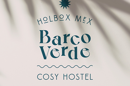Brand identity & logo design for Barco Verde Hotel