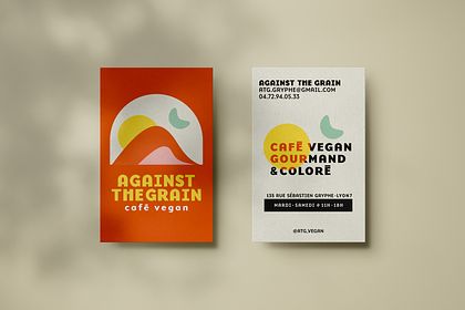 Cartes de visites - Restaurant vegan