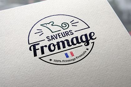 Logo alimentaire boutique Saveurs fromage