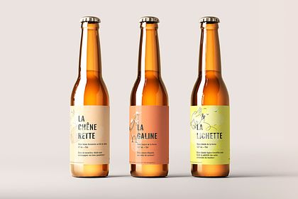 Packaging affiche de bière