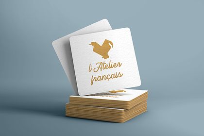 Projet de logo pour l'Atelier français