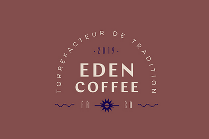 Brand identity & logo design for Eden Coffee