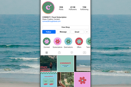 Instagram Design | Agence de voyage
