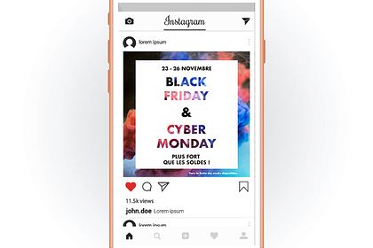 Post Instagram Black Friday