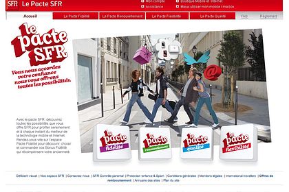 Site Internet "Le Pacte SFR"