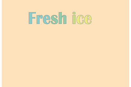 Fresh ice
