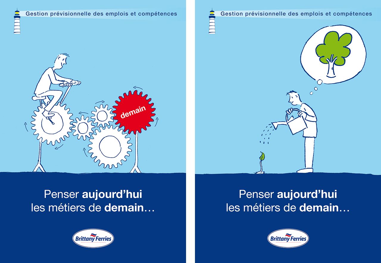 Illustration pour Brittany Ferries