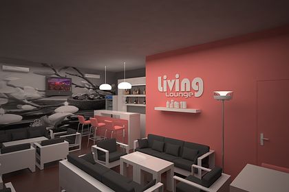 Aménagement bar (Living Lounge)