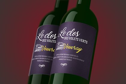 Label Wine • Le clos des volets verts