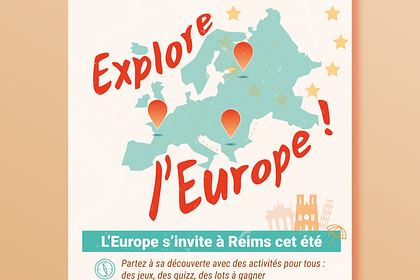 Affiche A3 "Explore l'Europe" - CRIJ Grand Est