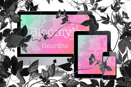 Identité visuelle Bloomy's Fleuriste