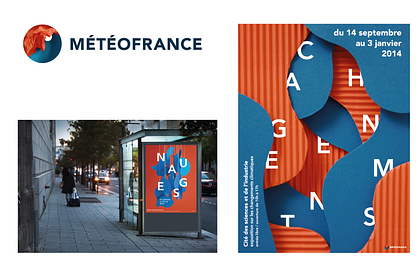 Logo et affiches pour Météo France