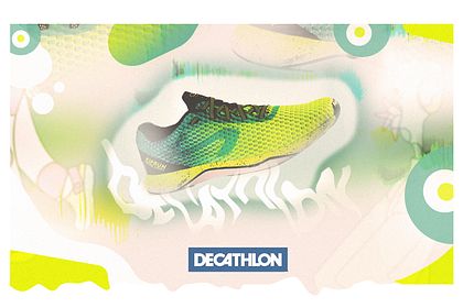 Affiche Decathlon Running shoes