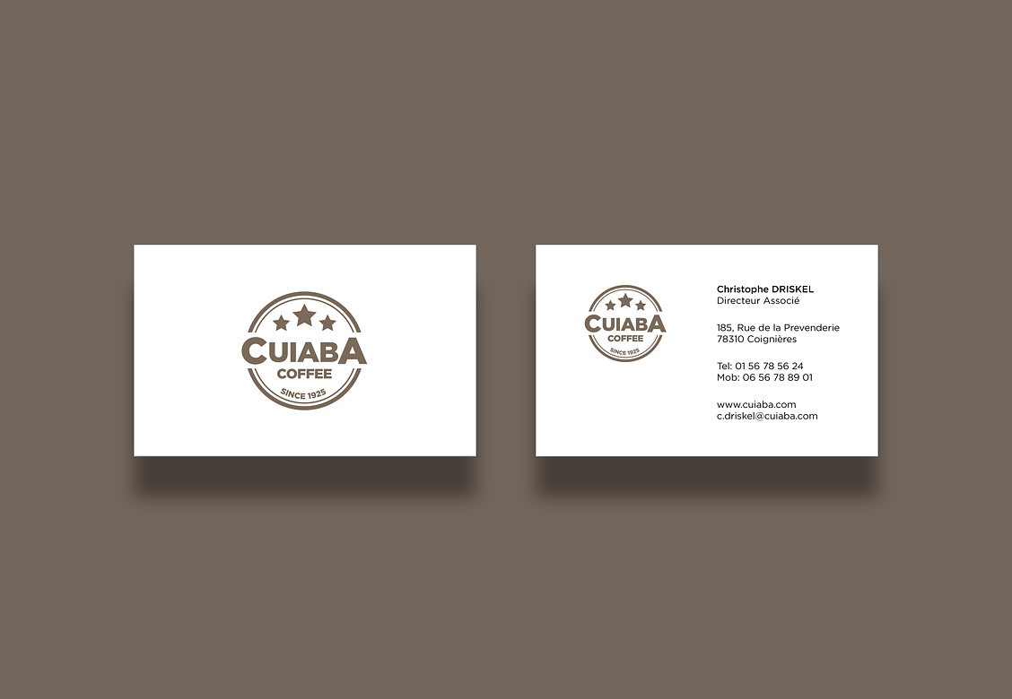 Cartes de visites pour Cuiba Coffee