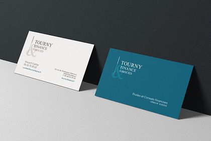 Logo et carte de visite - Tourny Finance
