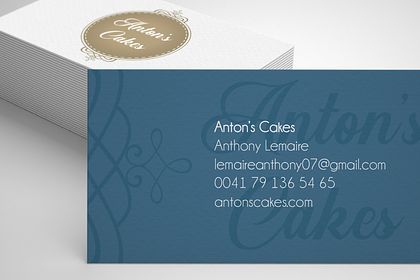Cartes de visite Anton's Cakes